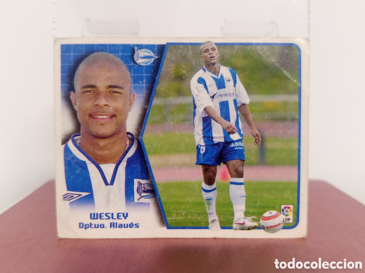 Fu&szlig;ball-Sticker: ❇️ CROMO ⚽ WESLEY ALAV&Eacute;S COLOCA 05 06 2005 2006 LIGA ESTE LFP PANINI SIN PEGAR ❇️