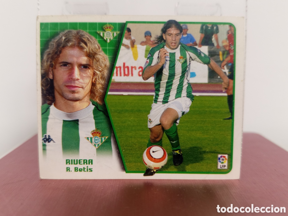 Fu&szlig;ball-Sticker: ❇️ CROMO ⚽ RIVERA BETIS 05 06 2005 2006 LIGA ESTE LFP SIN PEGAR ❇️
