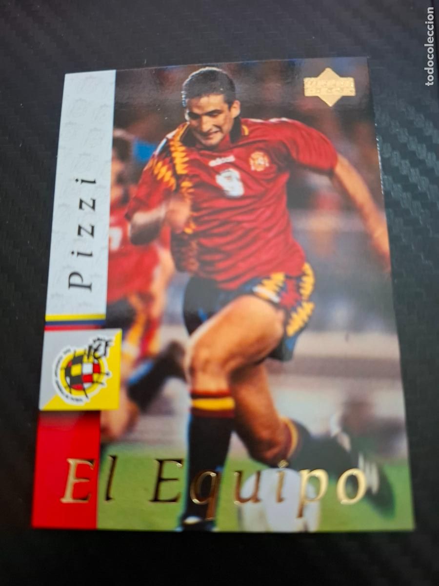 Cromos de F&uacute;tbol: 24 PIZZI ESPA&Ntilde;A SELECCION ESPA&Ntilde;OLA UPPER DECK WORLD CUP MUNDIAL 1998 98