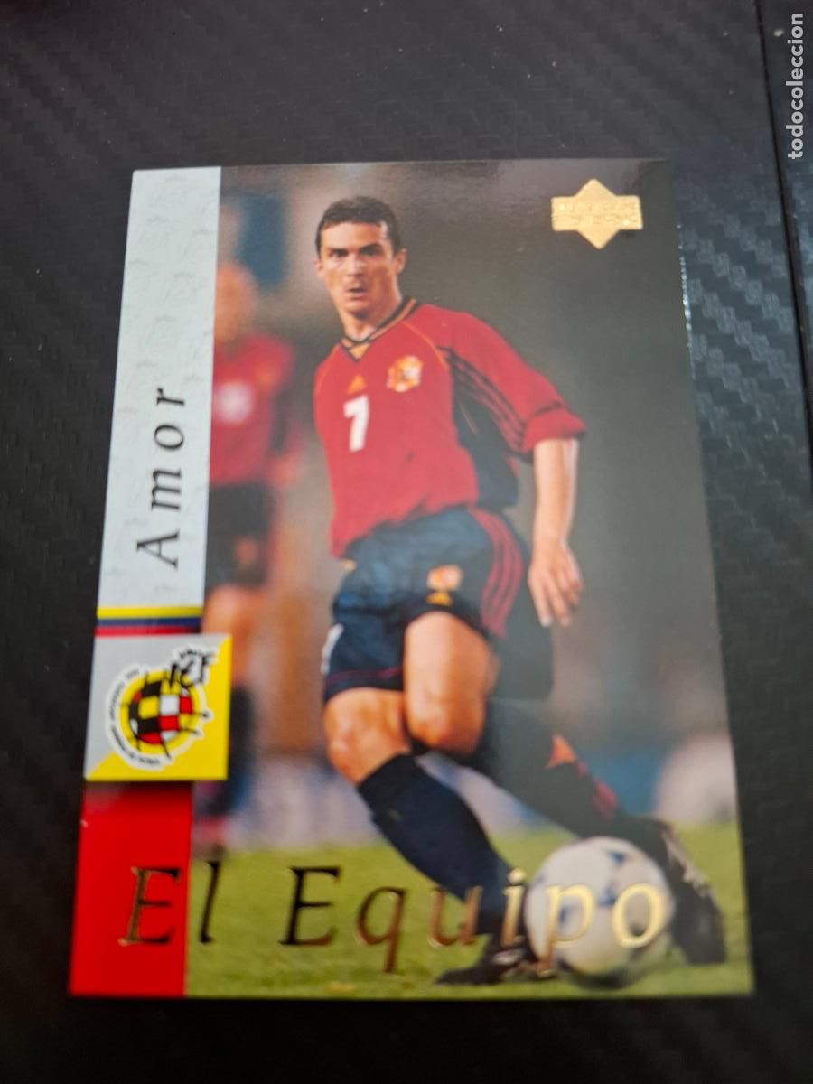 Cromos de F&uacute;tbol: 16 AMOR ESPA&Ntilde;A SELECCION ESPA&Ntilde;OLA UPPER DECK WORLD CUP MUNDIAL 1998 98