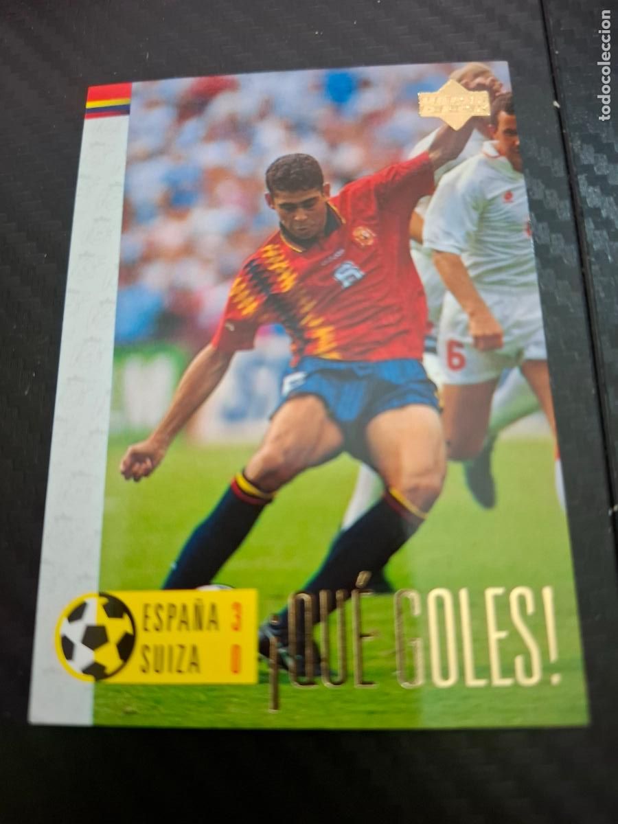 Cromos de f&uacute;tbol: 38 HIERRO ESPA&Ntilde;A SUIZA SELECCION ESPA&Ntilde;OLA UPPER DECK WORLD CUP MUNDIAL 1998 98