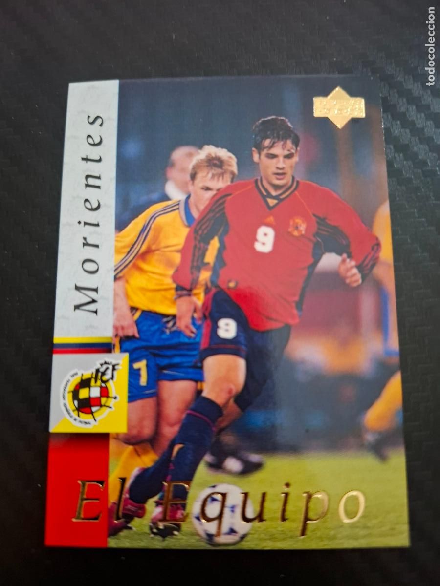 Cromos de Futebol: 25 MORIENTES ESPA&Ntilde;A SELECCION ESPA&Ntilde;OLA UPPER DECK WORLD CUP MUNDIAL 1998 98