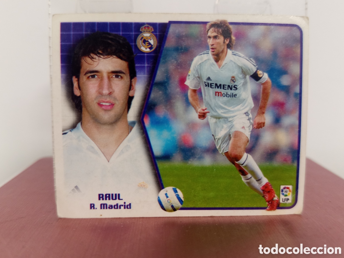 Cromos de Futebol: ❇️ CROMO ⚽ RA&Uacute;L REAL MADRID 05 06 2005 2006 LIGA ESTE LFP SIN PEGAR ❇️