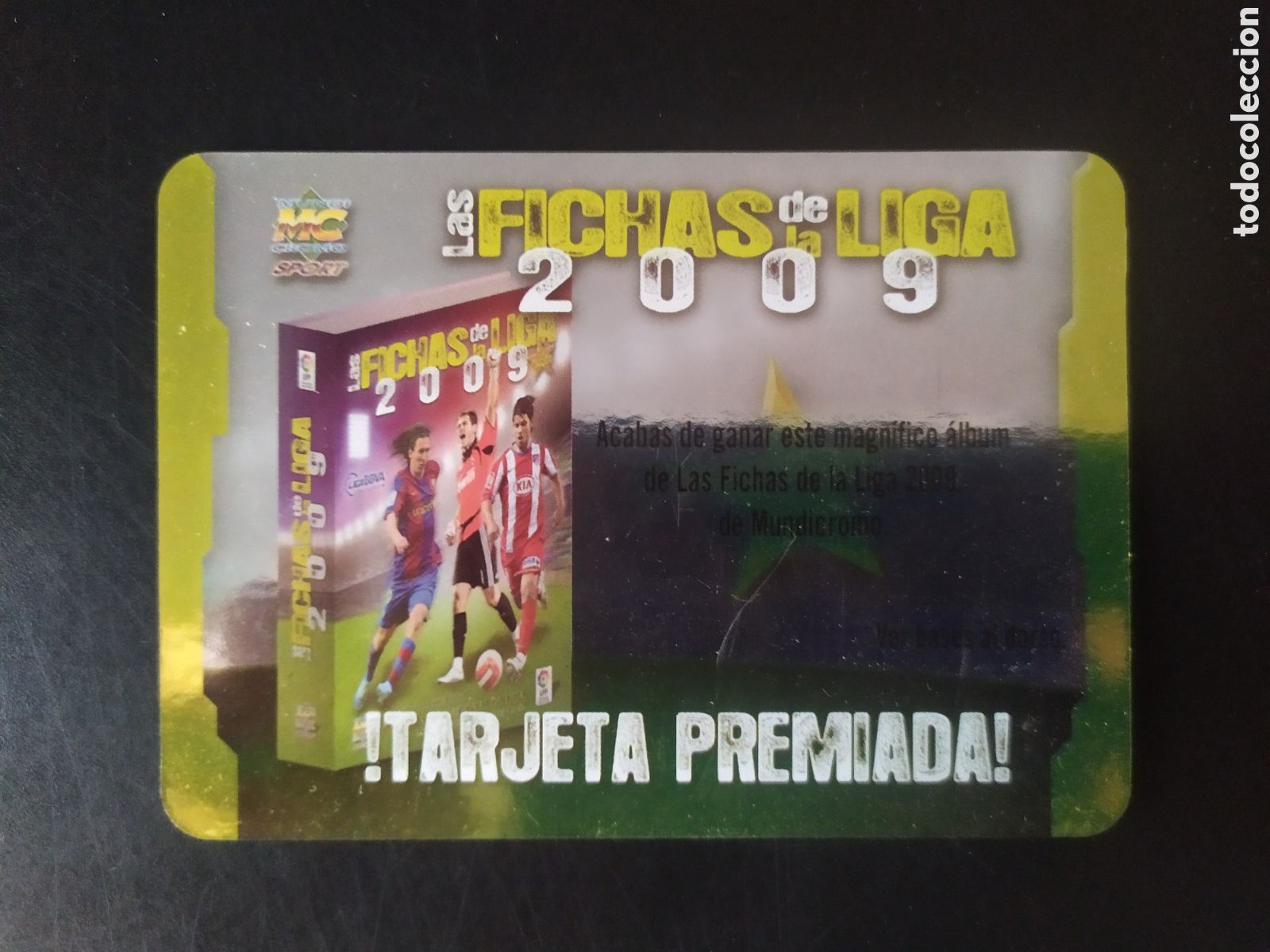 Cartes &agrave; collectionner de Football: Mundicromo fichas Liga 2008 2009 08 09 tarjeta premiada &aacute;lbum brillo liso