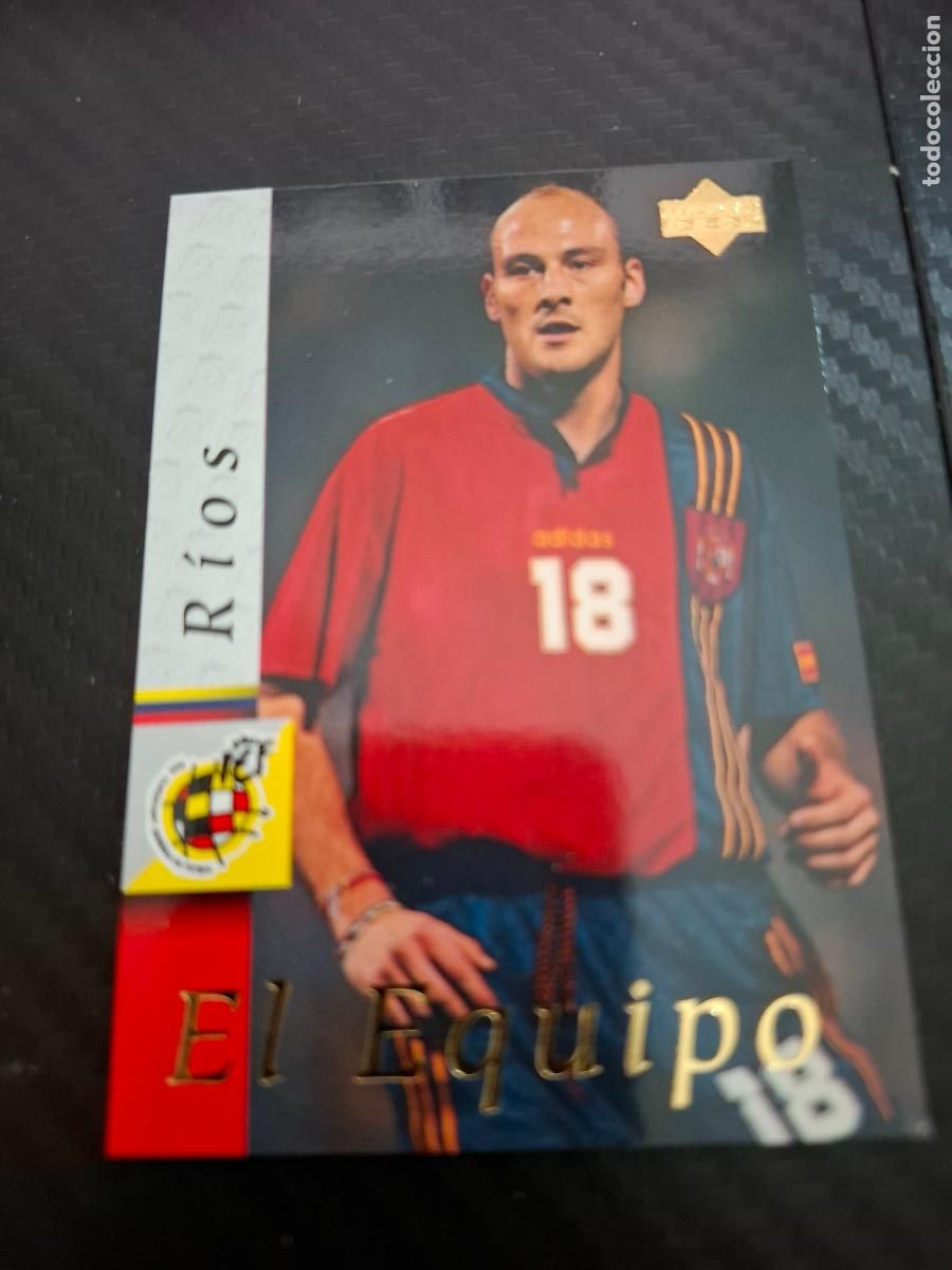 Cartes &agrave; collectionner de Football: 8 ROBERTO RIOS ESPA&Ntilde;A SELECCION ESPA&Ntilde;OLA UPPER DECK WORLD CUP MUNDIAL 1998 98