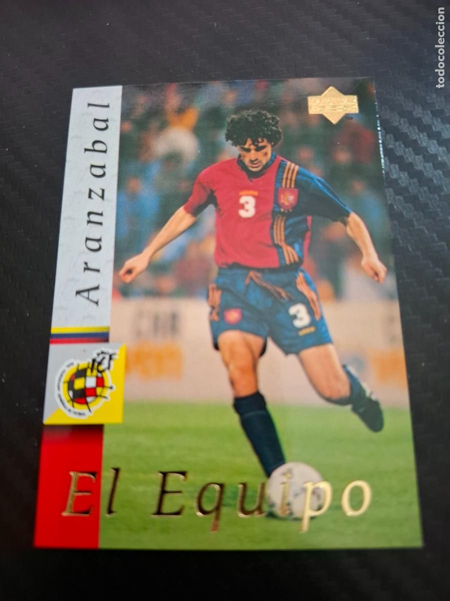 Cartes &agrave; collectionner de Football: 11 ARANZABAL ESPA&Ntilde;A SELECCION ESPA&Ntilde;OLA UPPER DECK WORLD CUP MUNDIAL 1998 98