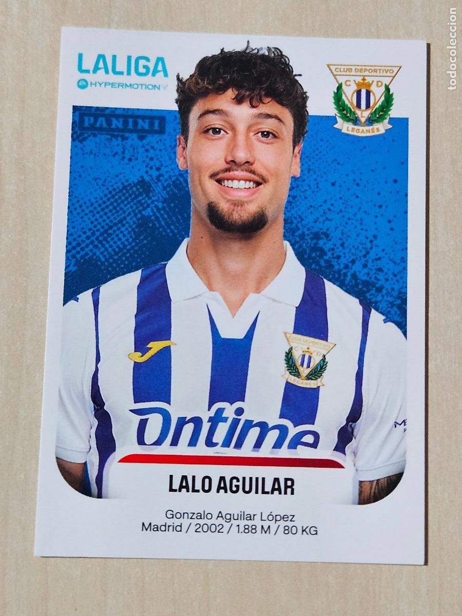 Cromos de F&uacute;tbol: N&ordm; 274 LALO AGUILAR - LEGANES - CROMO - LIGA HYPERMOTION 2025 2026 SEGUNDA DIVISION 25 26