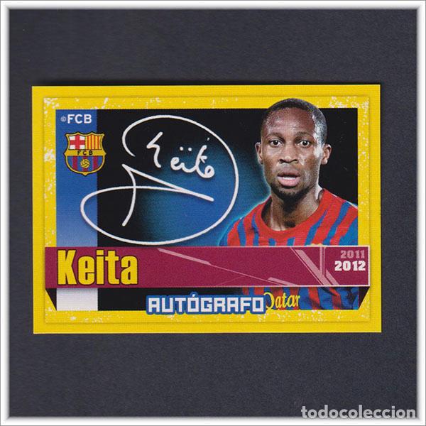 Cromos de F&uacute;tbol: COLECCI&Oacute;N OFICIAL BARCELONA 2011 2012 11 12 PANINI KEITA 85 AUTOGRAFO ALBUM LIGA BAR&Ccedil;A F&Uacute;TBOL