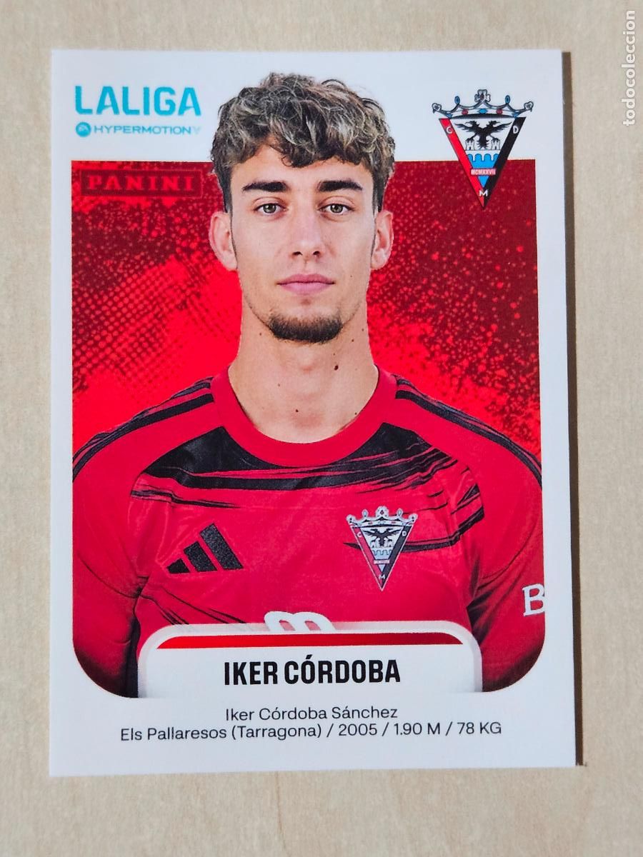 Cromos de F&uacute;tbol: N&ordm; 314 IKER CORDOBA - MIRANDES - CROMO - LIGA HYPERMOTION 2025 2026 SEGUNDA DIVISION 25 26