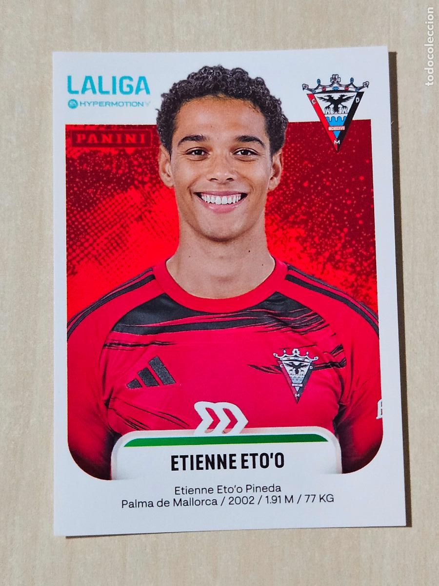 Cromos de F&uacute;tbol: N&ordm; 322 ETIENNE ETOO - MIRANDES - CROMO - LIGA HYPERMOTION 2025 2026 SEGUNDA DIVISION 25 26