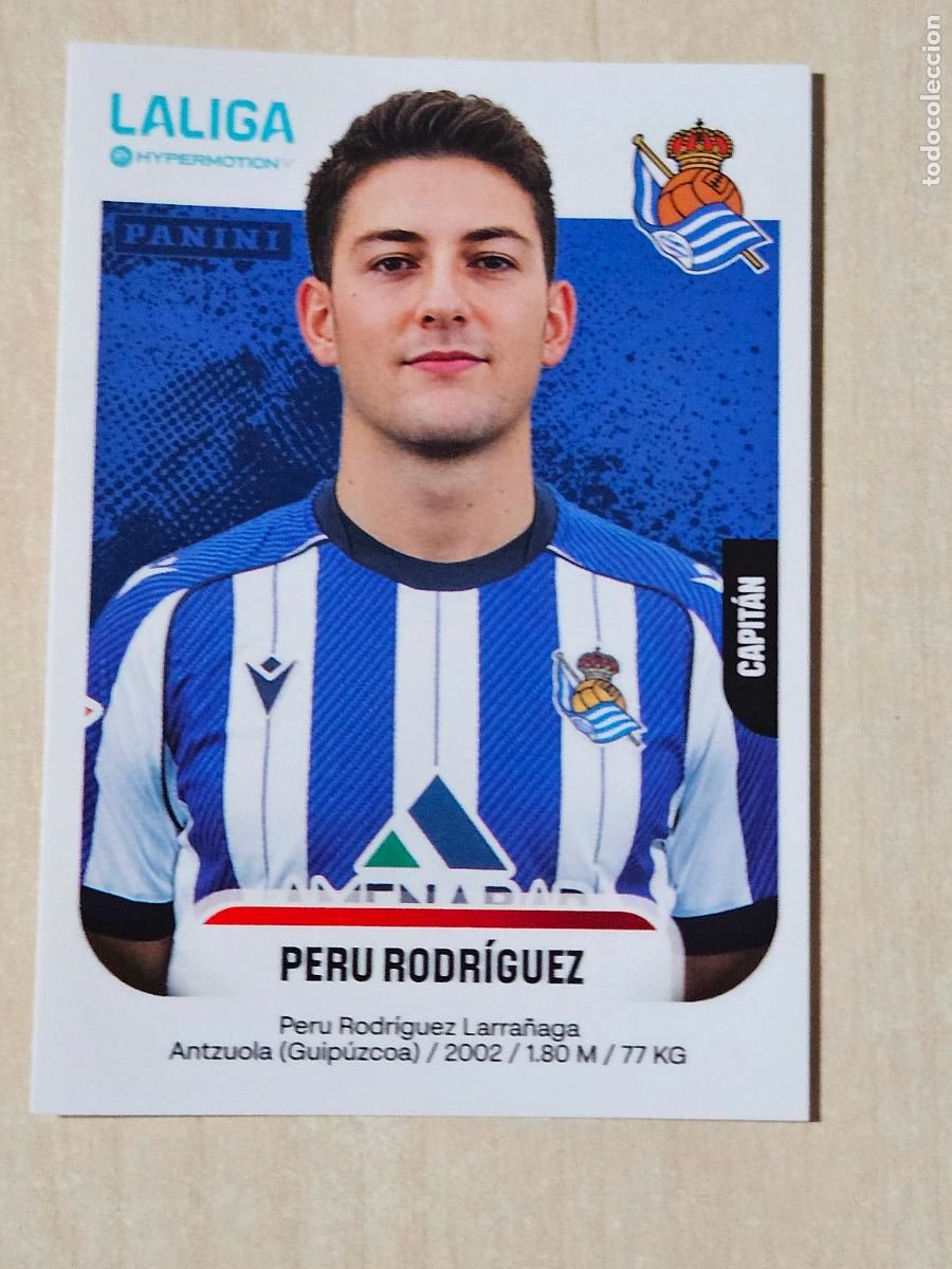 Cromos de F&uacute;tbol: N&ordm; 350 PERU RODRIGUEZ - REAL SOCIEDAD B - CROMO - LIGA HYPERMOTION 2025 2026 SEGUNDA DIVISION 25 26