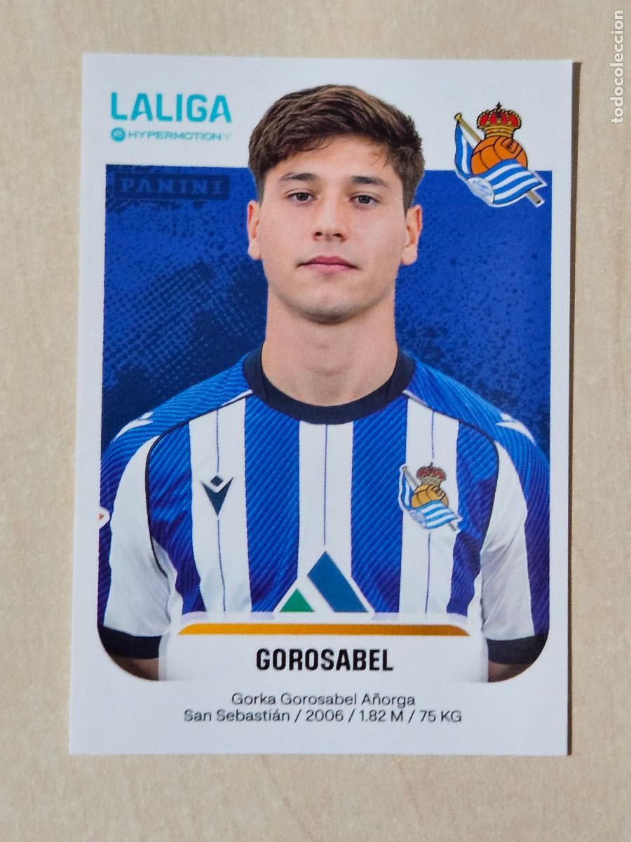 Cromos de F&uacute;tbol: N&ordm; 355 GOROSABEL - REAL SOCIEDAD B - CROMO - LIGA HYPERMOTION 2025 2026 SEGUNDA DIVISION 25 26