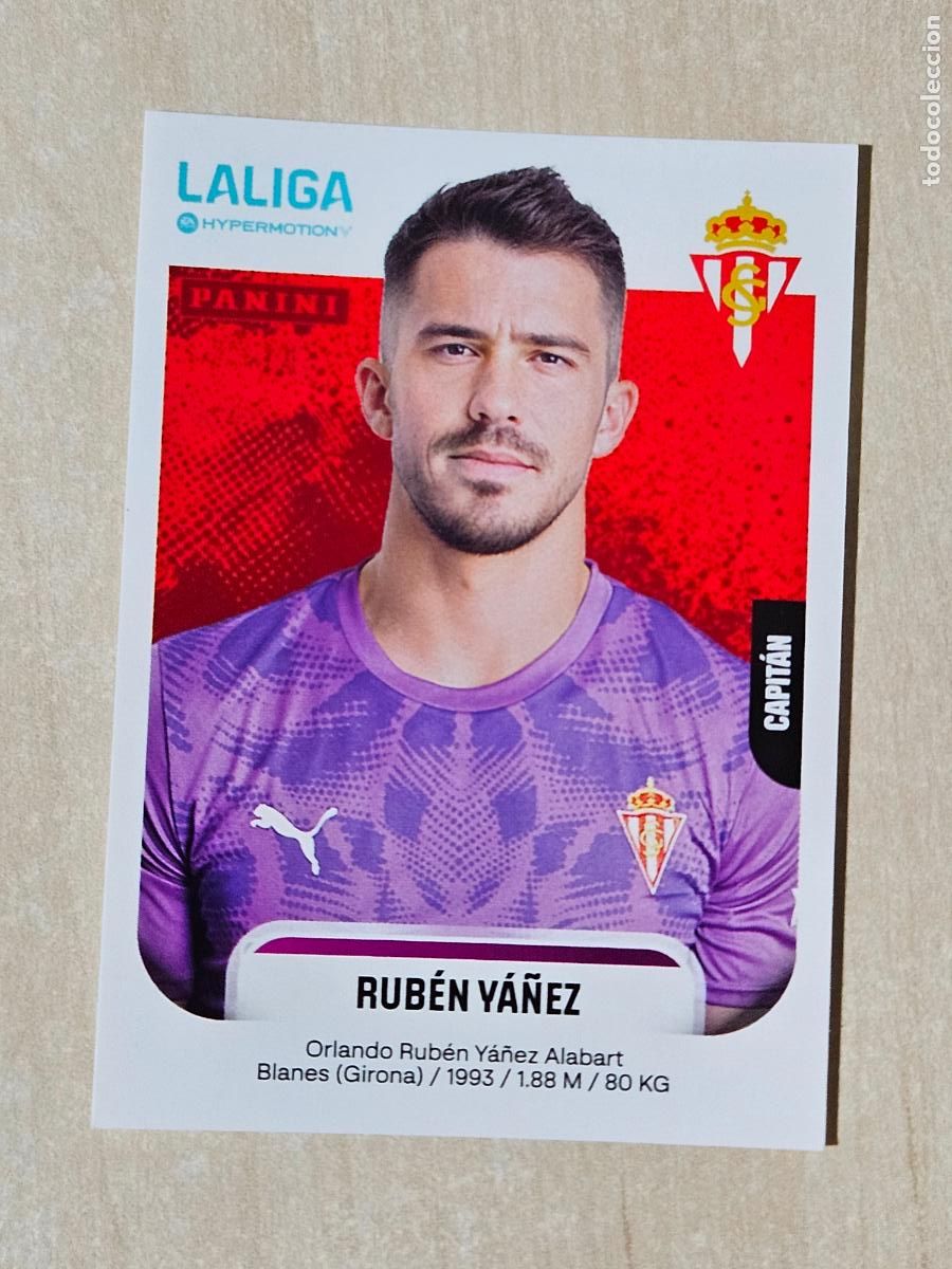 Cromos de F&uacute;tbol: N&ordm; 365 RUBEN YA&Ntilde;EZ - SPORTING DE GIJON - CROMO - LIGA HYPERMOTION 2025 2026 SEGUNDA DIVISION 25 26