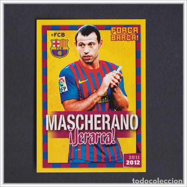 Cromos de F&uacute;tbol: COLECCI&Oacute;N OFICIAL BARCELONA 2011 2012 11 12 PANINI MASCHERANO 72 ALBUM LIGA BAR&Ccedil;A FUTBOL