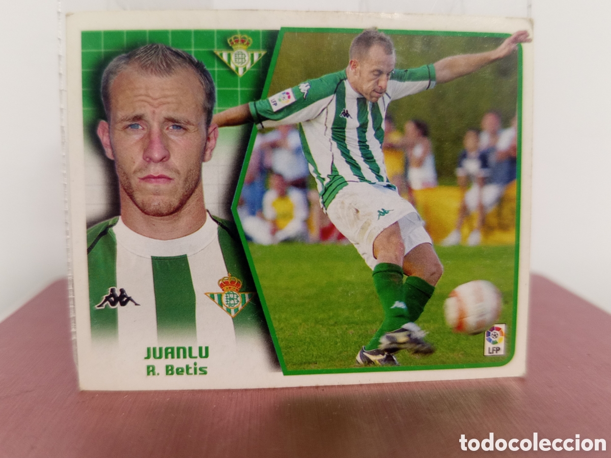 Cromos de F&uacute;tbol: ❇️ CROMO ⚽ JUANLU BETIS FICHAJE 05 06 2005 2006 LIGA ESTE LFP SIN PEGAR ❇️