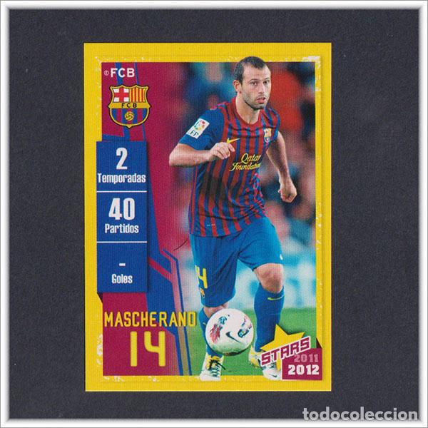 Cromos de F&uacute;tbol: COLECCI&Oacute;N OFICIAL BARCELONA 2011 2012 11 12 PANINI MASCHERANO 71 ALBUM LIGA BAR&Ccedil;A FUTBOL