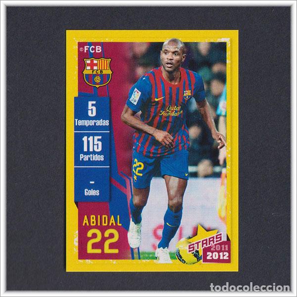 Cromos de F&uacute;tbol: COLECCI&Oacute;N OFICIAL BARCELONA 2011 2012 11 12 PANINI ABIDAL 59 ALBUM LIGA BAR&Ccedil;A FUTBOL