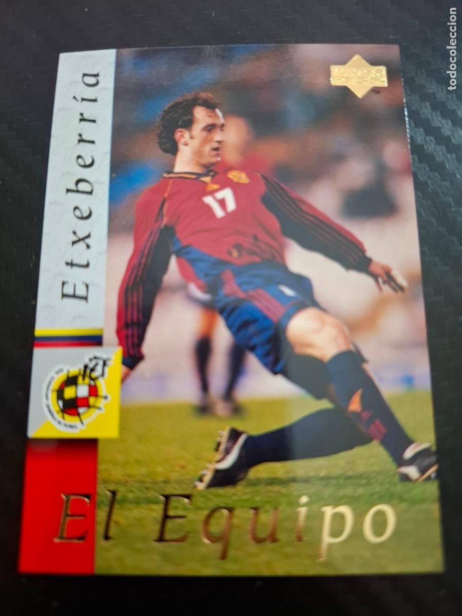 Cromos de F&uacute;tbol: 22 ETXEBERRIA ESPA&Ntilde;A SELECCION ESPA&Ntilde;OLA UPPER DECK WORLD CUP MUNDIAL 1998 98