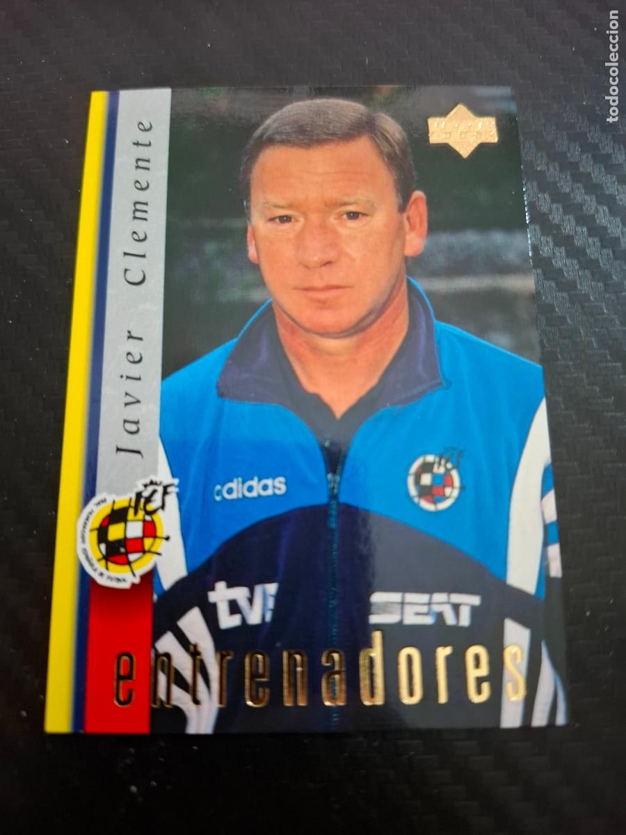 Cromos de F&uacute;tbol: 29 JAVIER CLEMENTE ESPA&Ntilde;A SELECCION ESPA&Ntilde;OLA UPPER DECK WORLD CUP MUNDIAL 1998 98