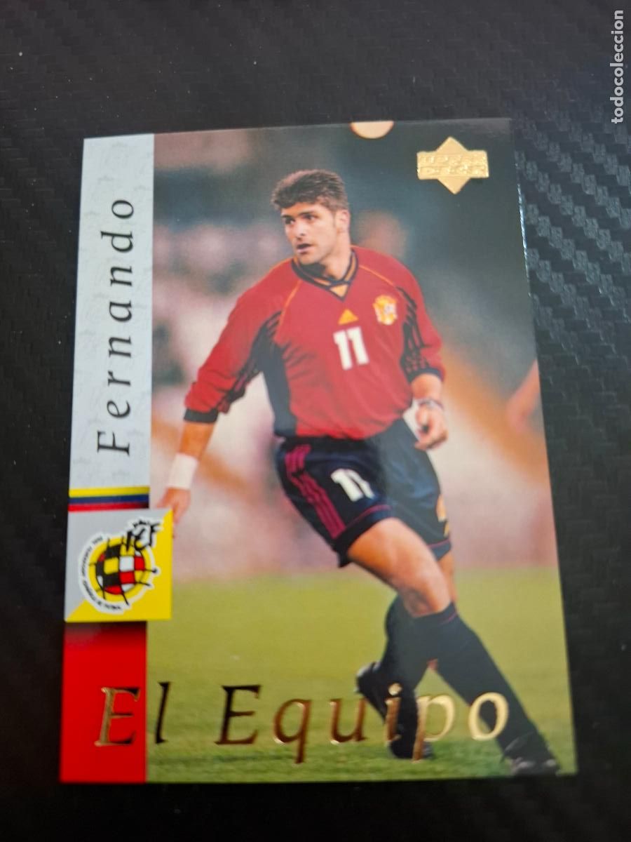 Cromos de F&uacute;tbol: 17 FERNANDO ESPA&Ntilde;A SELECCION ESPA&Ntilde;OLA UPPER DECK WORLD CUP MUNDIAL 1998 98