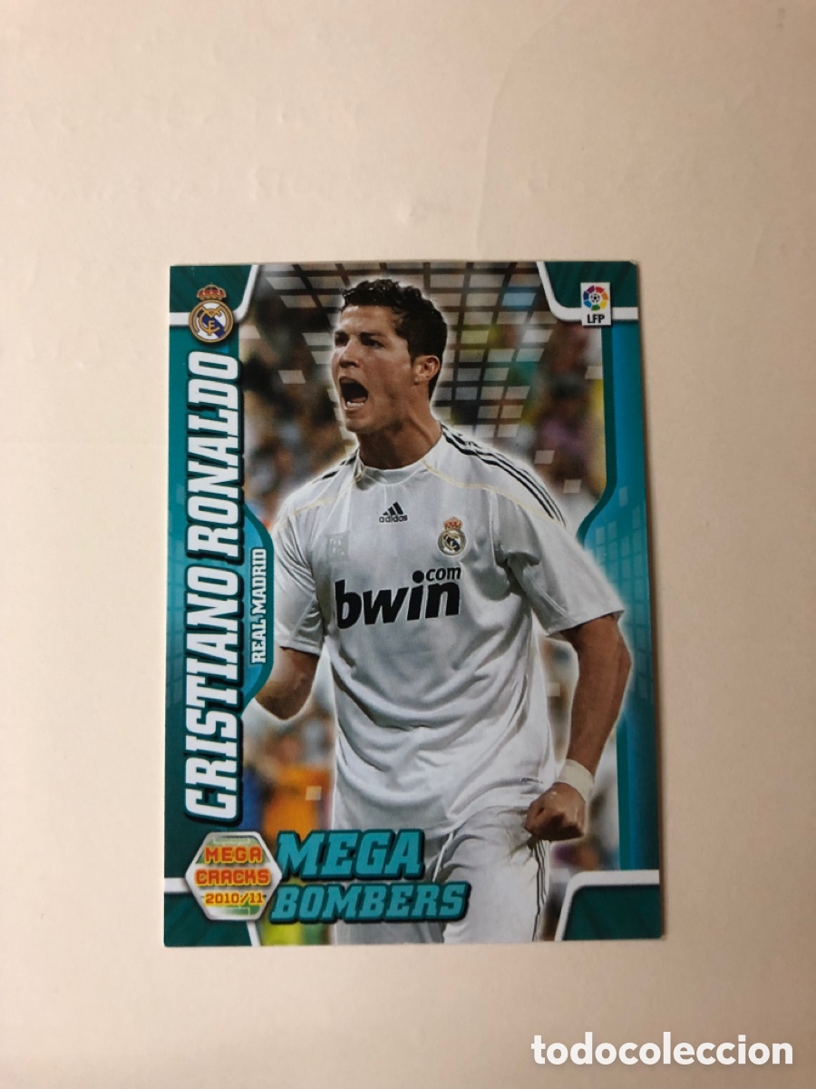Cromos de F&uacute;tbol: Megacracks 2010 2011 megabombers cristiano Ronaldo 399 real Madrid