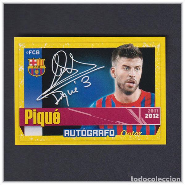 Cartes &agrave; collectionner de Football: COLECCI&Oacute;N OFICIAL BARCELONA 2011 2012 11 12 PANINI PIQUE 43 AUTOGRAFO ALBUM LIGA BAR&Ccedil;A FUTBOL