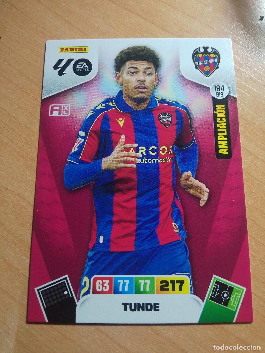Fu&szlig;ball-Sticker: 194 BIS TUNDE AMPLIACI&Oacute;N DEL LEVANTE 25 26 ADRENALYN XL 2025 2026