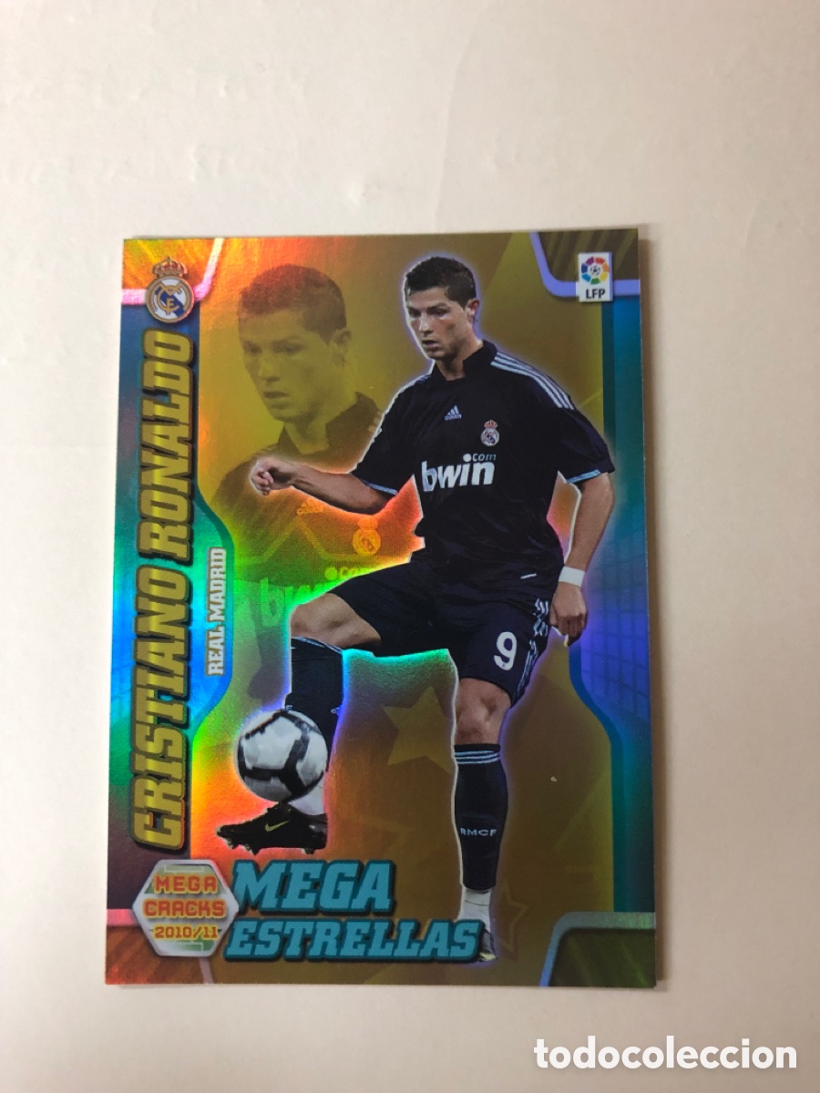 Cartes &agrave; collectionner de Football: Megacracks 2010 2011 mega estrellas cristiano Ronaldo 388 real Madrid