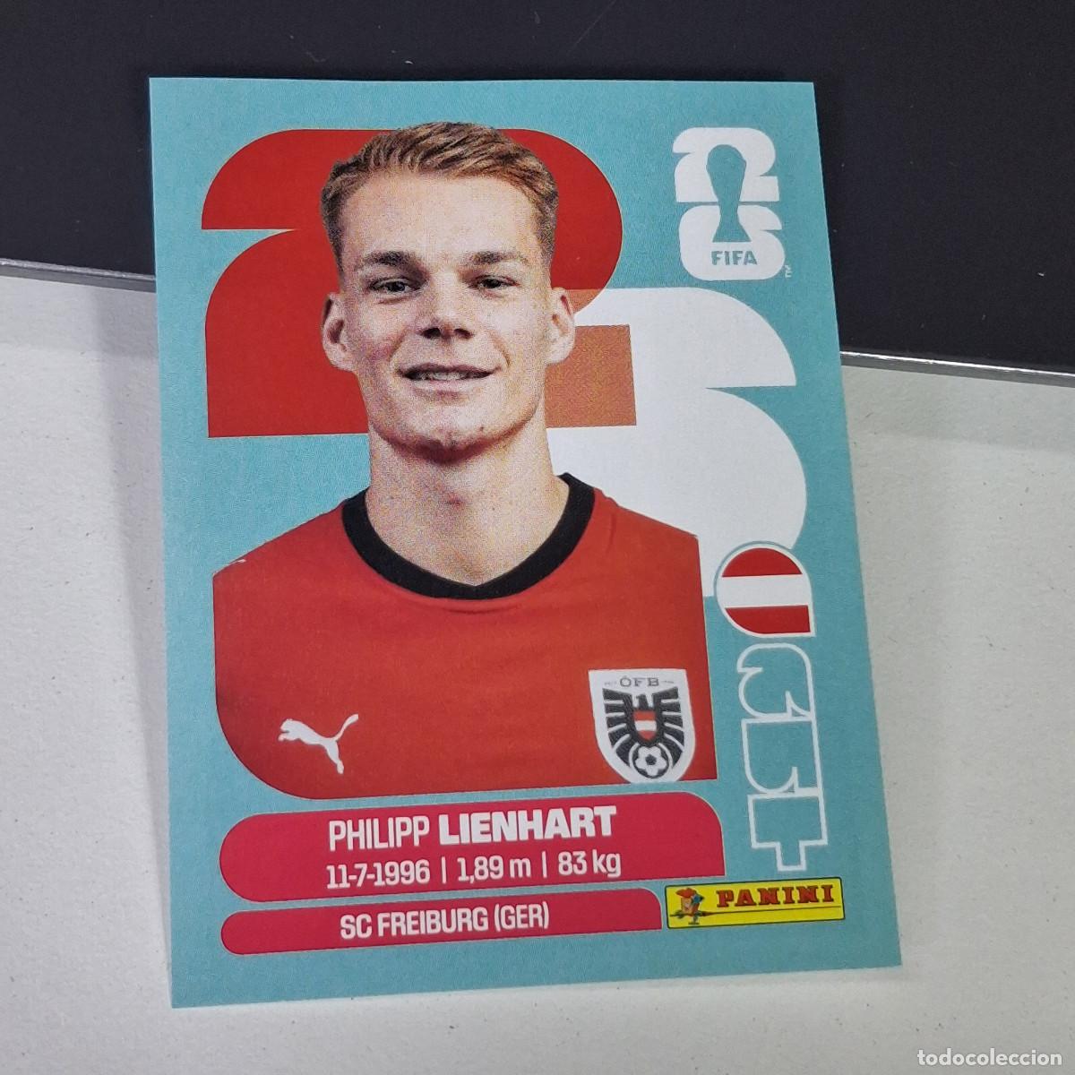 Cromos de F&uacute;tbol: A27 AUT6 PHILIPP LIENHART 6 AUT AUSTRIA MUNDIAL FIFA WORLD CUP 2026 STICKER PANINI