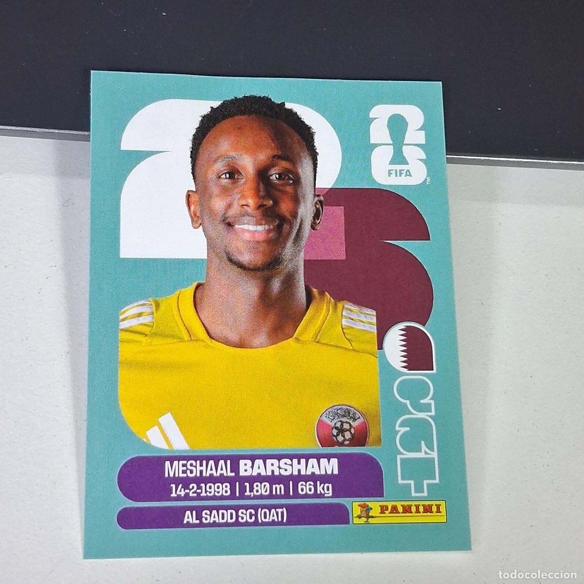 Cromos de F&uacute;tbol: A27 QAT2 MESHAAL BARSHAM 2 QATAR CATAR QAT MUNDIAL FIFA WORLD CUP 2026 STICKER PANINI