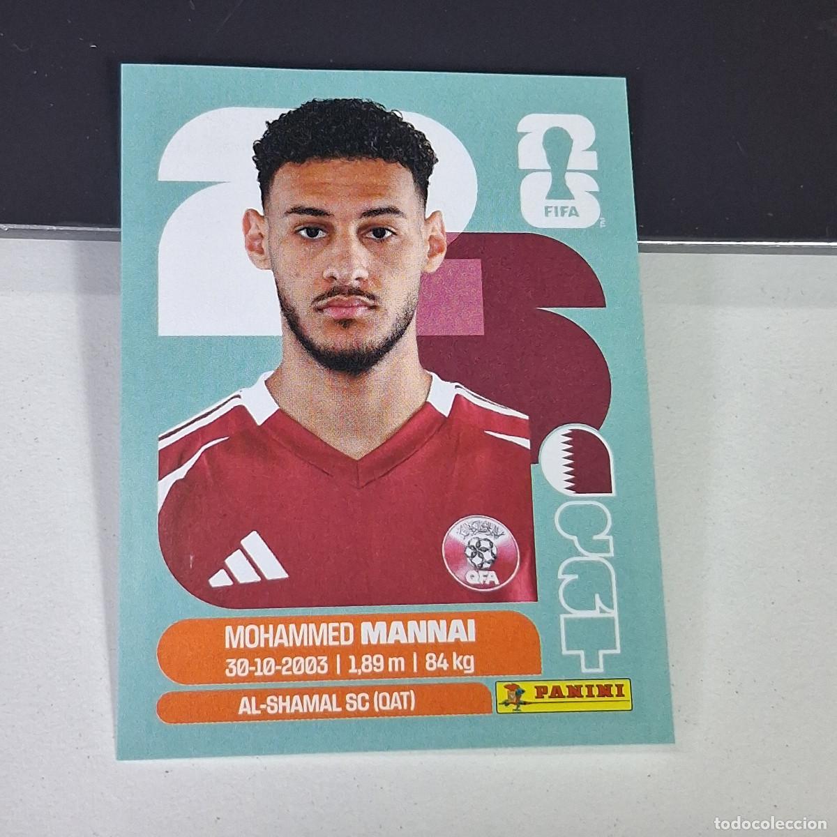 Cromos de F&uacute;tbol: A27 QAT9 MOHAMED AL-MANNAI 9 QATAR CATAR QAT MUNDIAL FIFA WORLD CUP 2026 STICKER PANINI