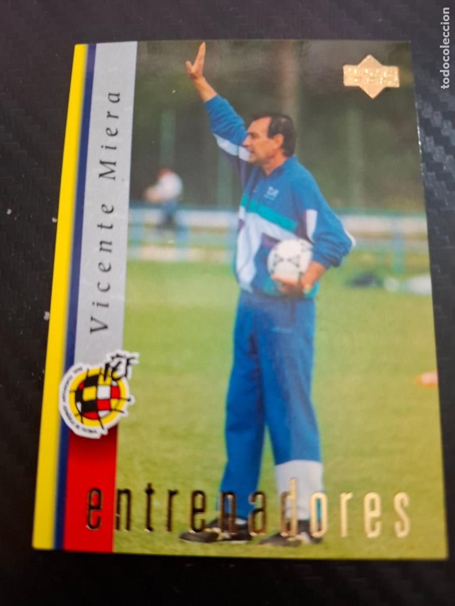 Cromos de F&uacute;tbol: 28 VICENTE MIERA ESPA&Ntilde;A SELECCION ESPA&Ntilde;OLA UPPER DECK WORLD CUP MUNDIAL 1998 98