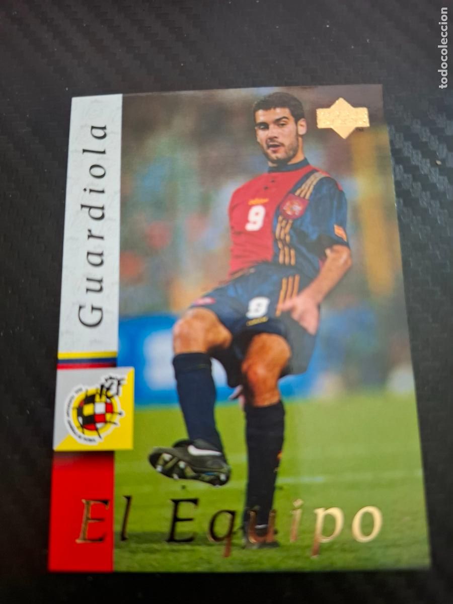Cromos de F&uacute;tbol: 18 GUARDIOLA ESPA&Ntilde;A SELECCION ESPA&Ntilde;OLA UPPER DECK WORLD CUP MUNDIAL 1998 98