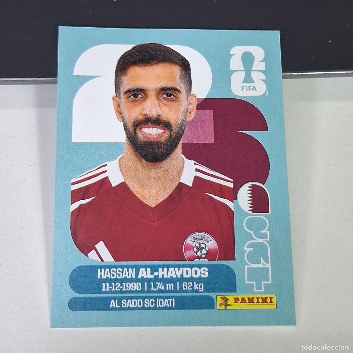 Cromos de F&uacute;tbol: A27 QAT16 HASSAN AL-HAYDOS 16 QATAR CATAR QAT MUNDIAL FIFA WORLD CUP 2026 STICKER PANINI