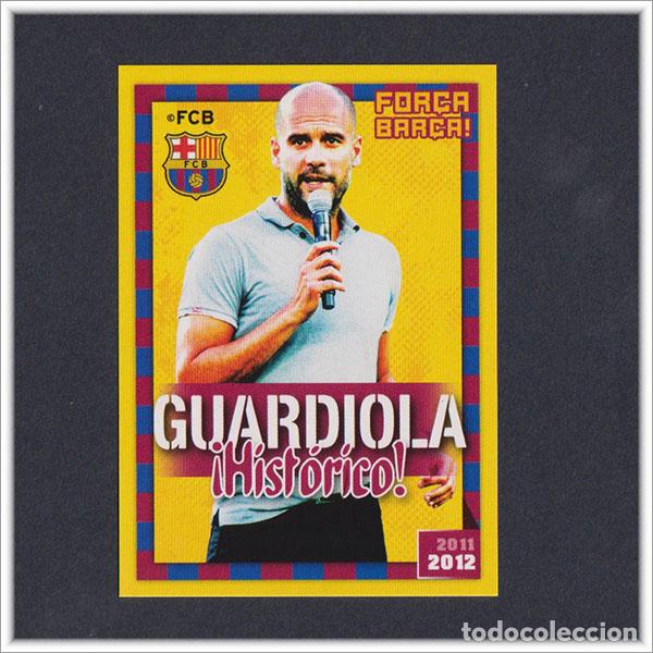 Cromos de F&uacute;tbol: COLECCI&Oacute;N OFICIAL BARCELONA 2011 2012 11 12 PANINI PEP GUARDIOLA 18 ALBUM LIGA BAR&Ccedil;A F&Uacute;TBOL