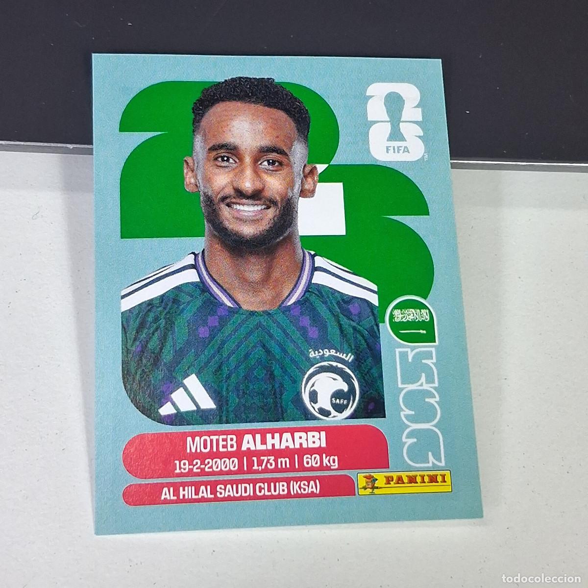Cromos de F&uacute;tbol: A27 KSA7 MOTEB AL-HARBI 7 ARABIA SAUD&Iacute; KSA MUNDIAL FIFA WORLD CUP 2026 STICKER PANINI