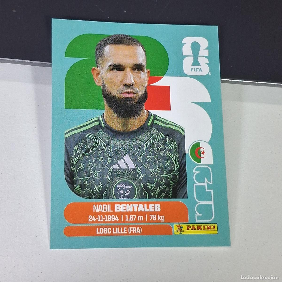 Cromos de F&uacute;tbol: A27 ALG12 NABIL BENTALAB 12 ARGELIA ALG MUNDIAL FIFA WORLD CUP 2026 STICKER PANINI