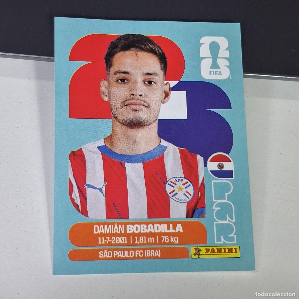 Cromos de F&uacute;tbol: A27 PAR11 DAMI&Aacute;N BOBADILLA 11 PARAGUAY PAR MUNDIAL FIFA WORLD CUP 2026 STICKER PANINI
