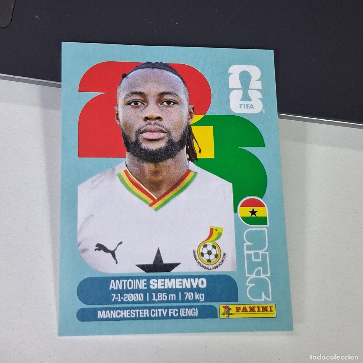Cromos de F&uacute;tbol: A27 GHA20 ANTOINE SEMENYO 20 PARAGUAY PAR MUNDIAL FIFA WORLD CUP 2026 STICKER PANINI