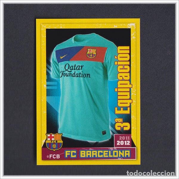 Cromos de F&uacute;tbol: COLECCI&Oacute;N OFICIAL BARCELONA 2011 2012 11 12 PANINI 3&ordf; EQUIPACI&Oacute;N CAMISETA 7 ALBUM LIGA BAR&Ccedil;A FUTBOL