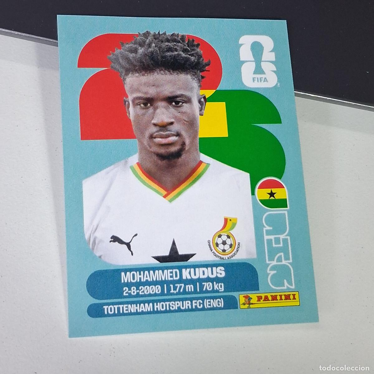 Cromos de F&uacute;tbol: A27 GHA14 MOHAMMED KUDUS 14 PARAGUAY PAR MUNDIAL FIFA WORLD CUP 2026 STICKER PANINI