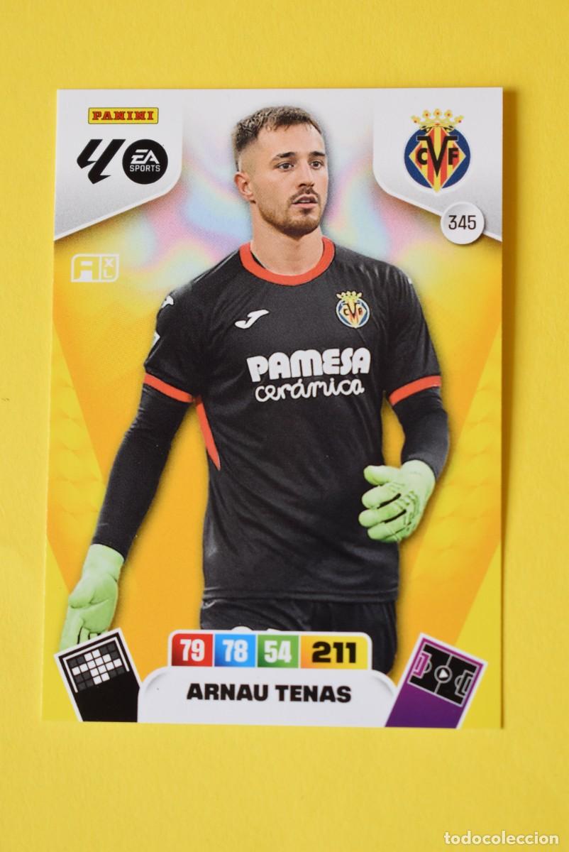 Cromos de F&uacute;tbol: Cromo Adrenalyn XL. 2025 2026. 25 26. Arnau Tenas. Villarreal. N &ordm; 345. C&oacute;digo sin activar. Panini