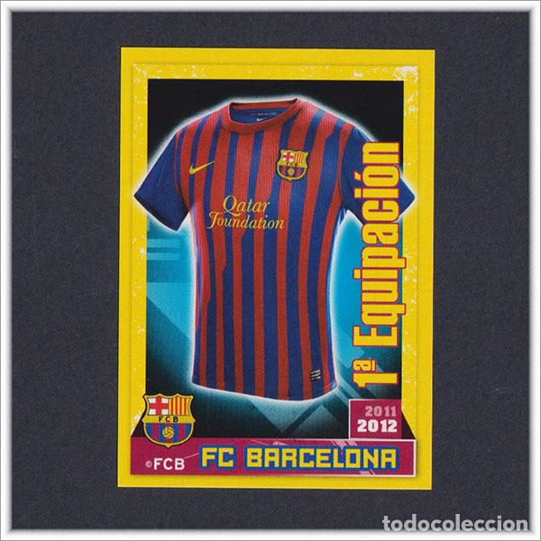 Cromos de F&uacute;tbol: COLECCI&Oacute;N OFICIAL BARCELONA 2011 2012 11 12 PANINI 1&ordf; EQUIPACI&Oacute;N CAMISETA 5 ALBUM LIGA BAR&Ccedil;A FUTBOL
