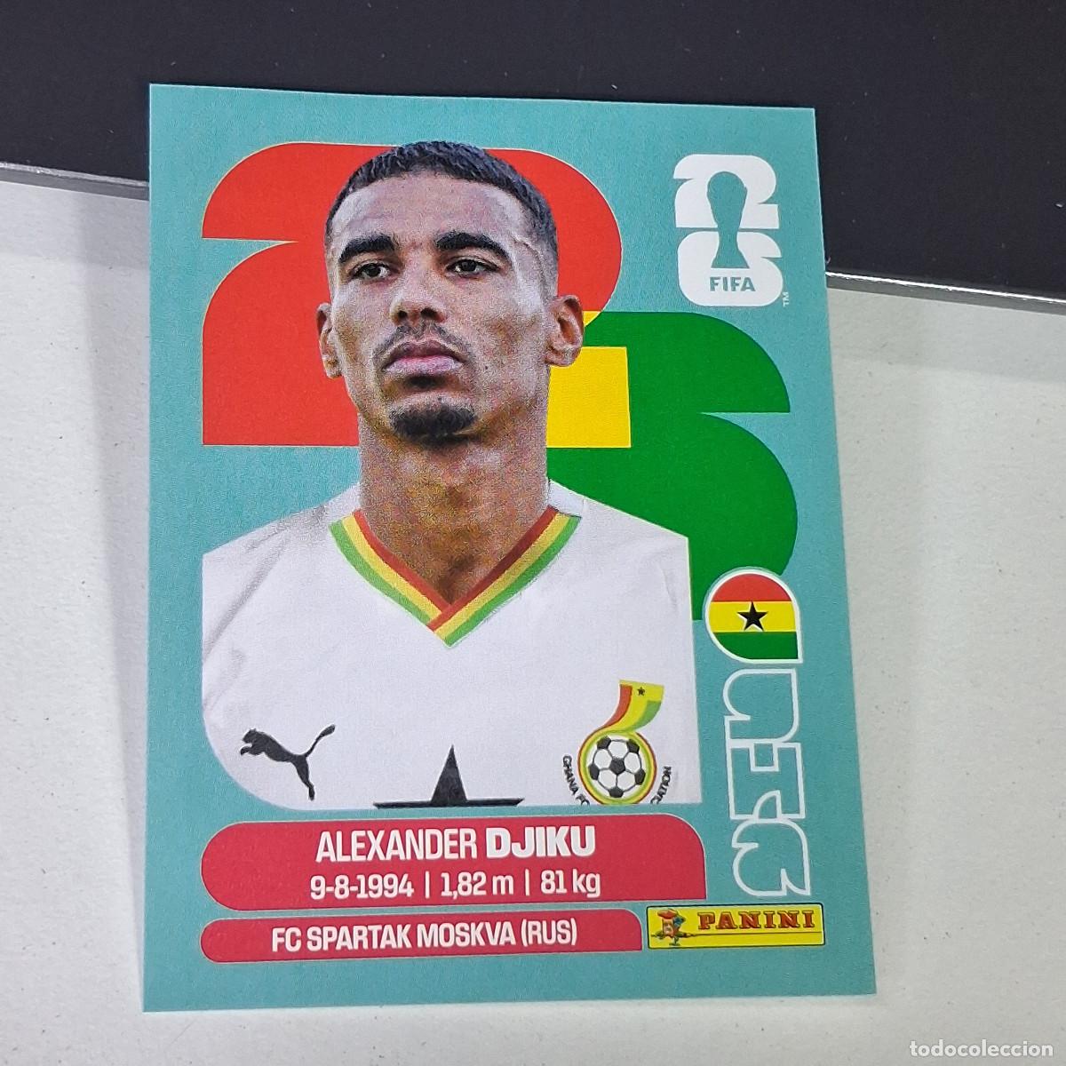 Cromos de F&uacute;tbol: A27 GHA6 ALEXANDER DJIKU 6 PARAGUAY PAR MUNDIAL FIFA WORLD CUP 2026 STICKER PANINI