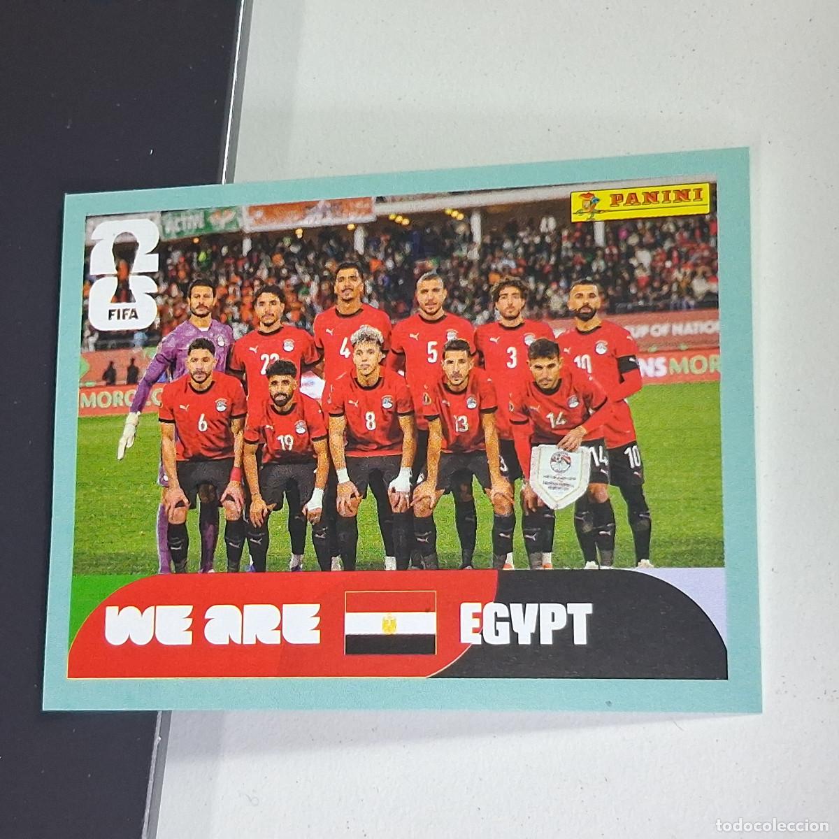 Cromos de F&uacute;tbol: A27 EGY13 TEAM PHOTO EQUIPO 13 EGIPTO EGY MUNDIAL FIFA WORLD CUP 2026 STICKER PANINI