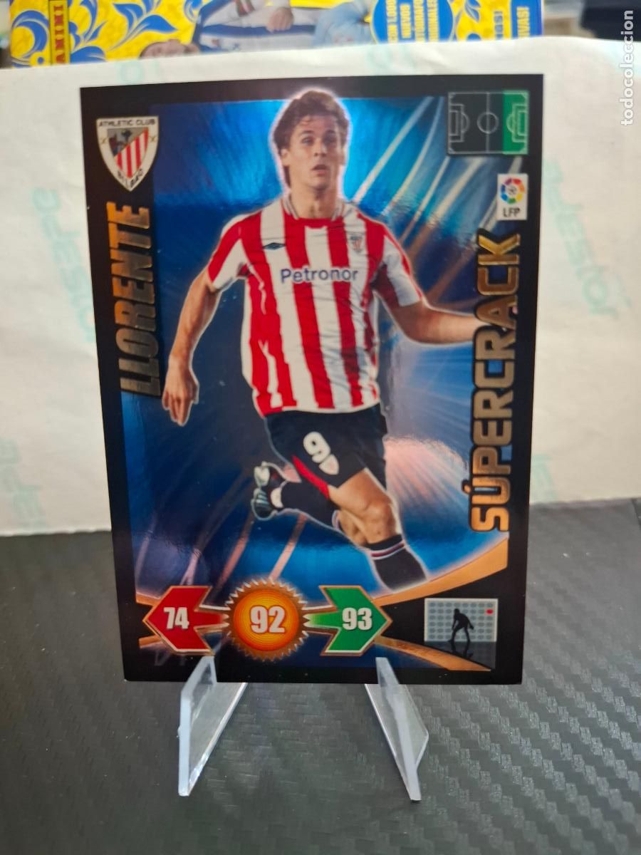 Cromos de F&uacute;tbol: LLORENTE ATHLETIC CLUB BILBAO SUPERCRACK Adrenalyn 2009 2010 Liga 09 10