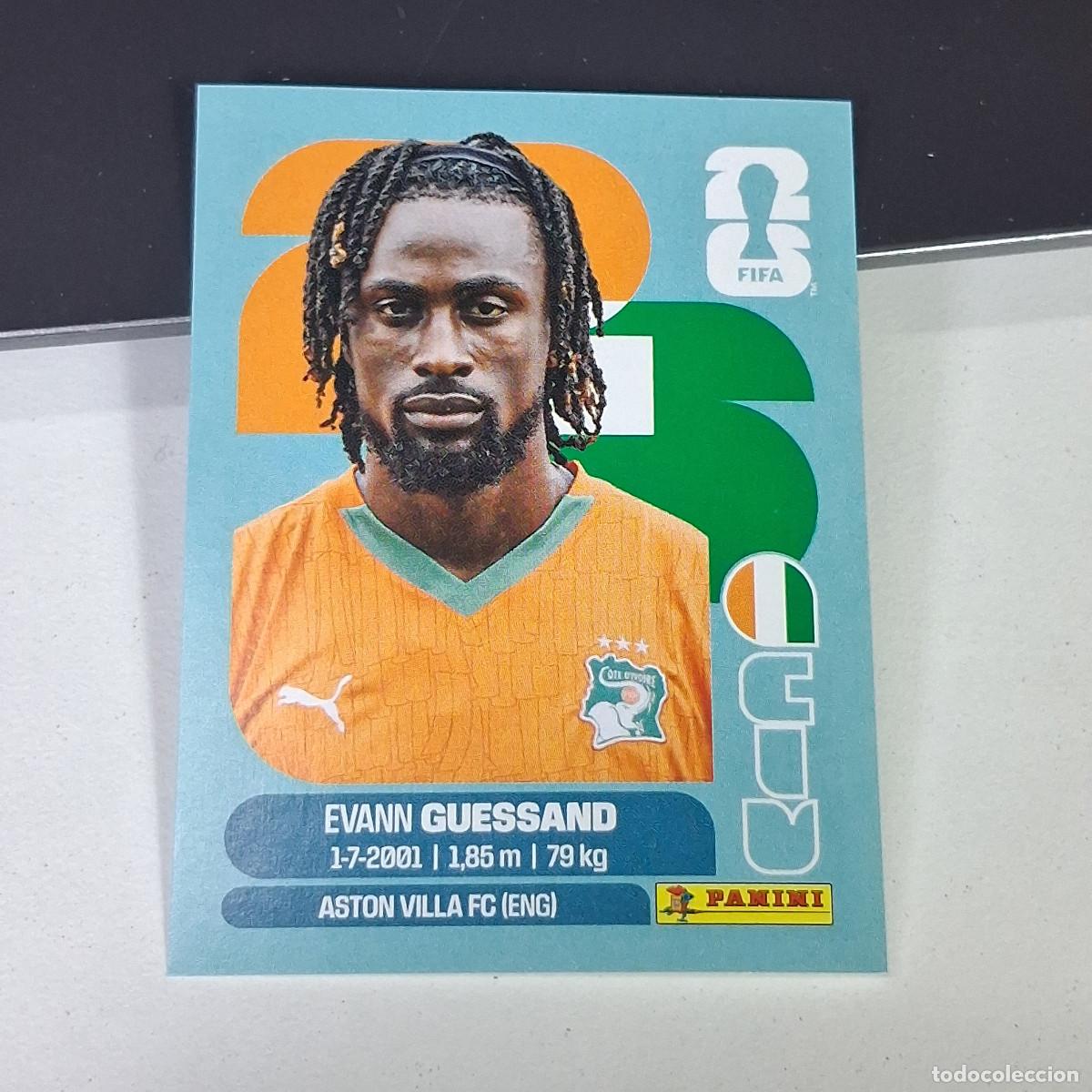 Cromos de F&uacute;tbol: A27 CIV19 EVANN GUESSAND 19 COSTA DE MARFIL IVORY COAST MUNDIAL FIFA WORLD CUP 2026 STICKER PANINI