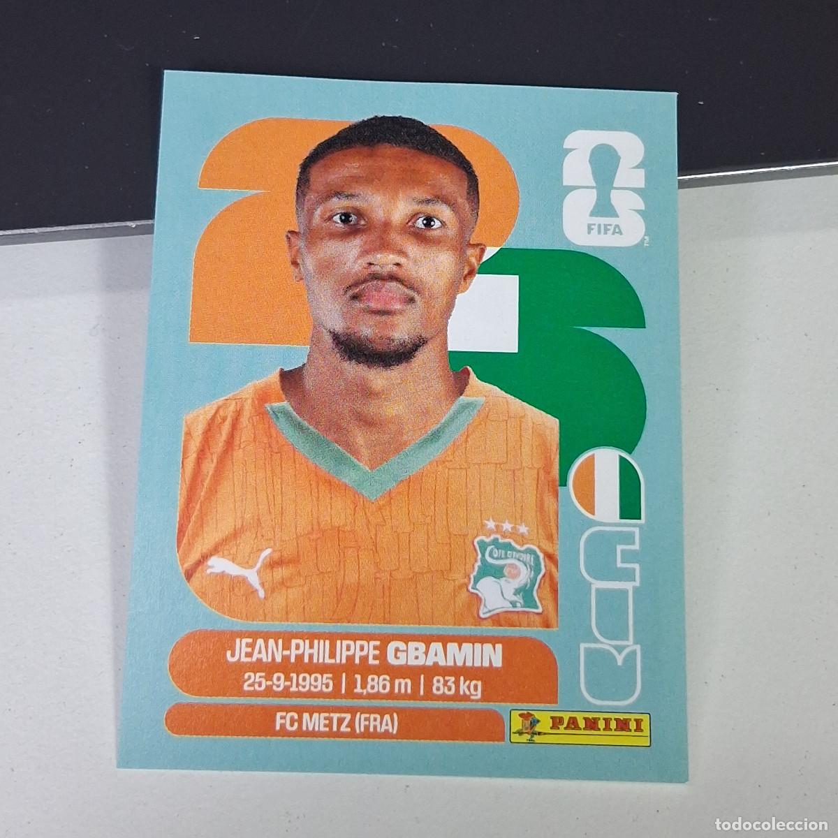 Cromos de F&uacute;tbol: A27 CIV14 JEAN-PHILIPPE GBAMIN CIV COSTA DE MARFIL IVORY MUNDIAL FIFA WORLD CUP 2026 STICKER PANINI