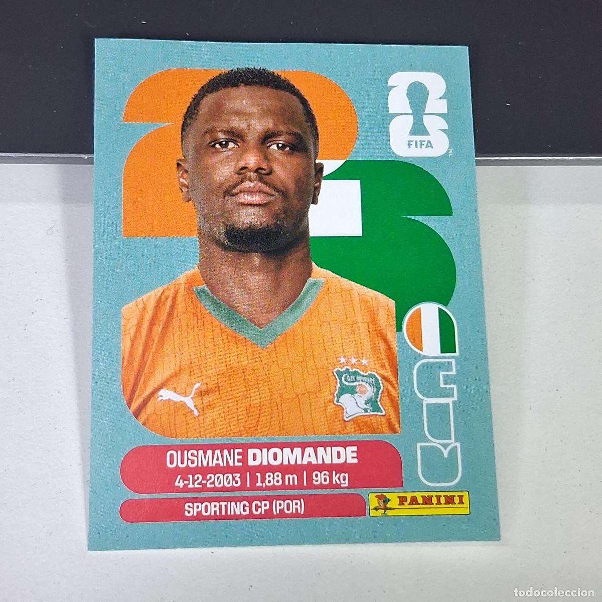 Cromos de Futebol: A27 CIV9 OUSMANE DIOMANDE 9 CIV COSTA DE MARFIL IVORY MUNDIAL FIFA WORLD CUP 2026 STICKER PANINI