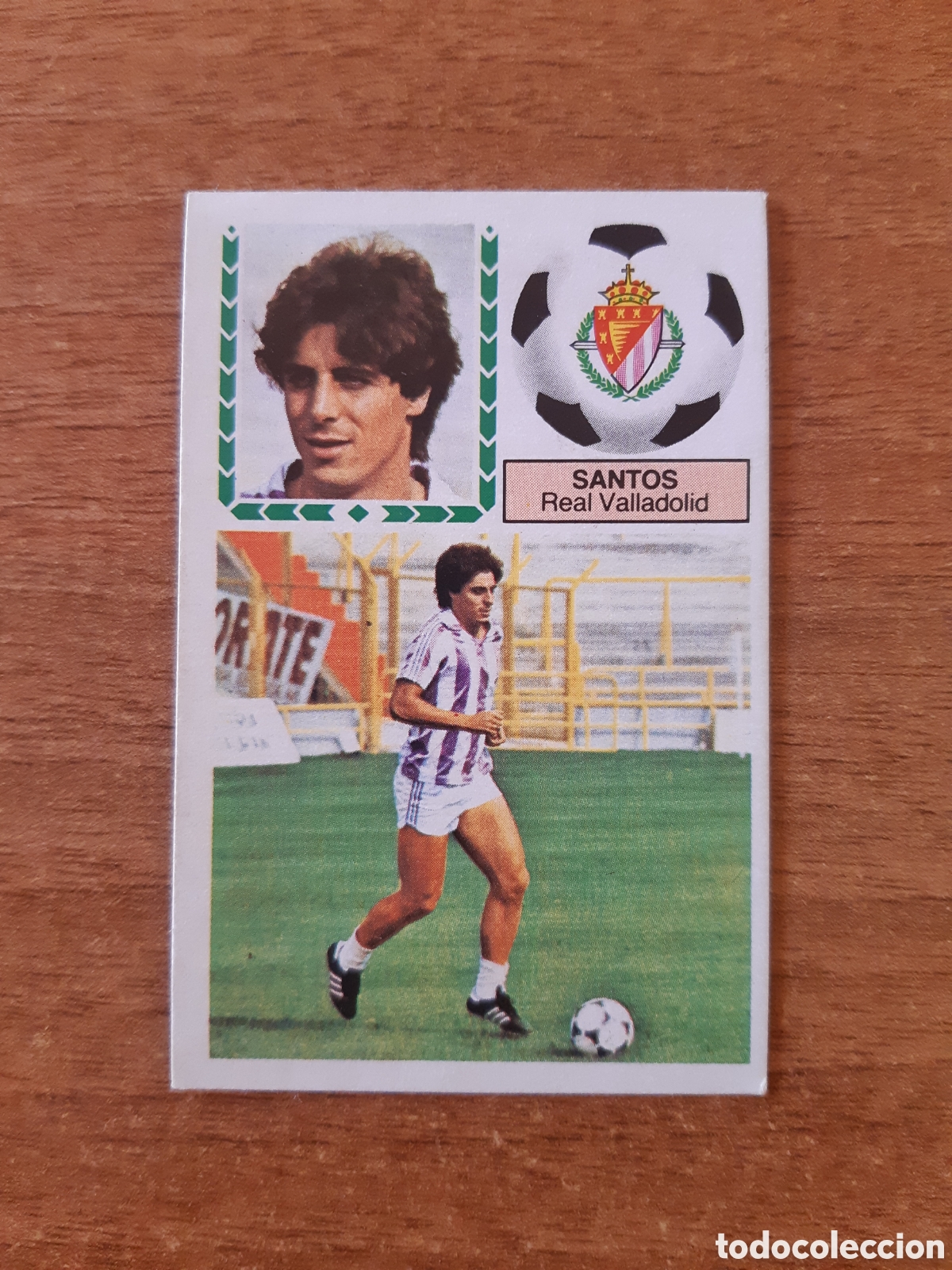 Cromos de Futebol: Santos (Valladolid) liga 83-84 ESTE. Nunca pegado, sin pegar